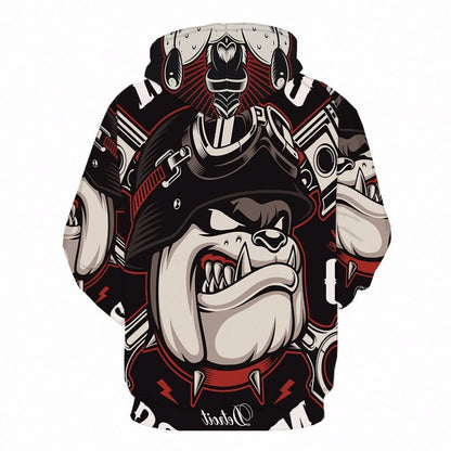 Dog Hoodie Men Hip Hop Animal 3d Hoodies Printed-3