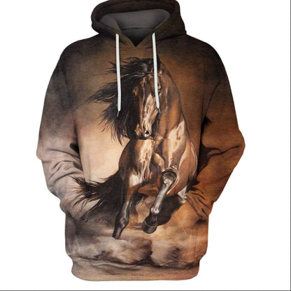 Men's 3d Hoodies Animal Full Printed Hooded Pullovers Hip Hop Male Horse Print Male Hoodies Sweatshirts-0