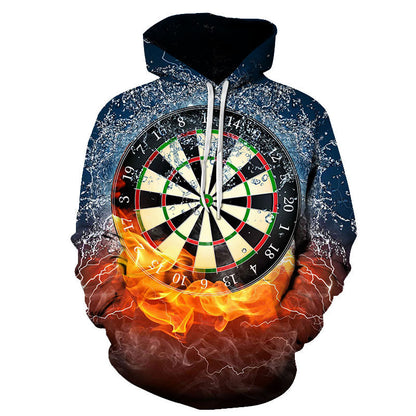 Red flame basketball/hoodie 3D sweatshirt blue flame men's and women's hoodies summer and fall street hoodies-4