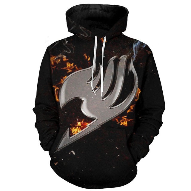 3d Hoodies Symbol Print Anime Hooded Sweatshirts Men Cool Cartoon Hoodies 3d Pullovers Cosplay Tops Men-3